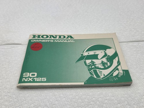 1990 honda nx125 owner - nx125, owner's