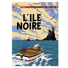 Carte postale album de Tintin: L'île noire 30075 (10x15cm)
