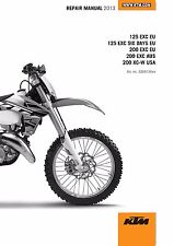 KTM Service Workshop Shop Repair Manual 2013 200 EXC