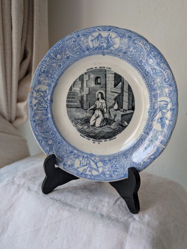 Assiette ancienne histoire - assiette, «