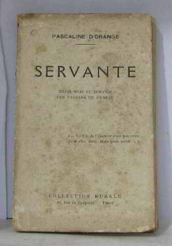 Servante orange pascaline - servante,
