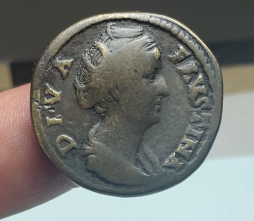 Monnaie romaine faustine - monnaie,