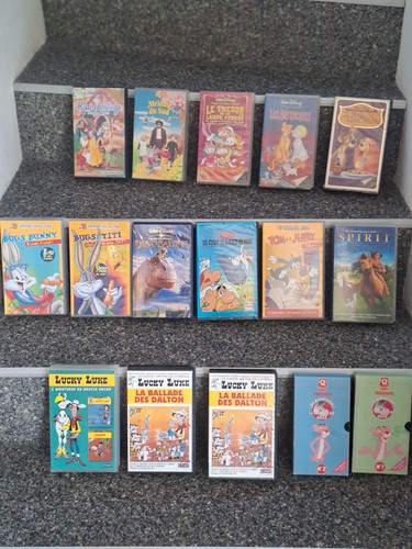 Lot vhs enfants - 16,