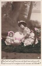 CP MOM HAT FLOWERS LITTLE GIRL ELEGANT EGG BASKET - 27337