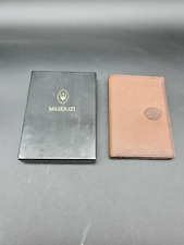 MASERATI WALLET  NOS 80S GHIBLI MEXICO BITURBO 420 422 424 MERAK KHAMSIN KARIF