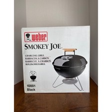 Weber Smokey Joe Mini BBQ Kettle Grill Model 10001 Black New Open Box