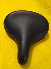 Velo Black Cruiser Bicycle Seat Saddle in Excellent Condition w/ New Seat Guts 