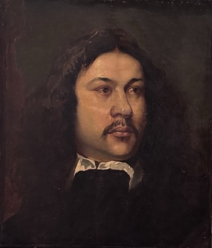 Tableau ancien portrait - tableau,