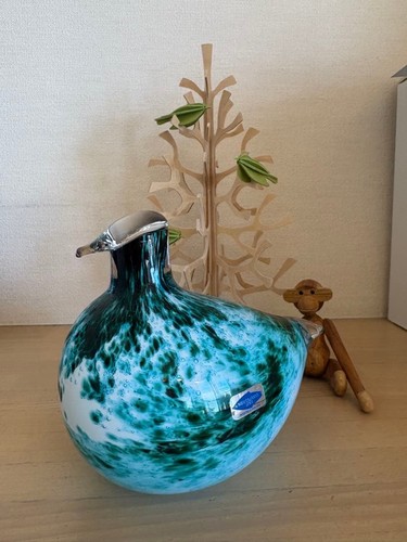 Iittala 1983 green - green, bird