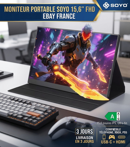 Ecran portable fhd 1080p - ecran,