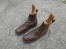 1880 1918 Rare Paire de Brodequins de Chasseur Alpin BCA Taille 41