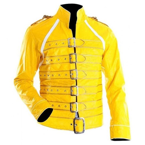 Freddie mercury yellow leather - freddie,