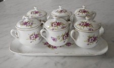 SERVICE 6 POTS  À CRÈME