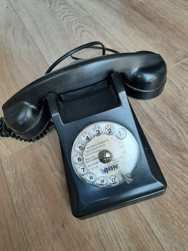 Ancien telephone bakelite - telephone, en