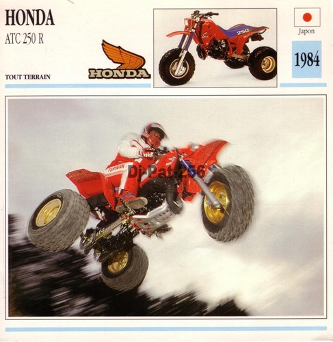 Fiche moto honda atc 250 - 250, r