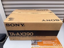 SONY TA-AX390 5-Band Controlled Equalizing Integrated Stereo Amplifier Open Box