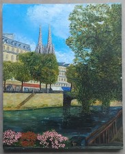 Tableau Quimper - Signé