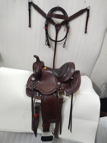 Selle cuir western premium - cuir,