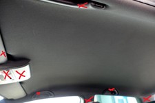 VW Polo 9N3 9N ciel intérieur