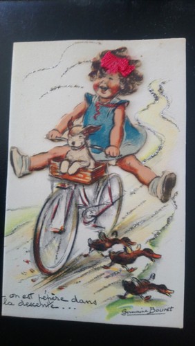 Cpa illustrateur germaine - illustrateur, /