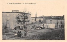 CPA 11 GAJA ET VILLEDIEU LA PLACE LE RESERVOIR (animée