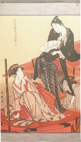 Noren japonais rideau homme - noren, un
