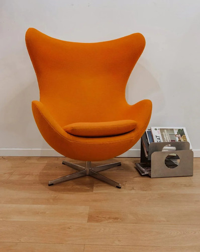 Jakob fauteuil orange egg - jakob,,