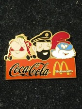 Obelix Haddock Big Smurf Coca Cola Mc Donald's Comic Book Pin's 