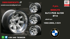 4 jantes Minilite 8j 13 pouces