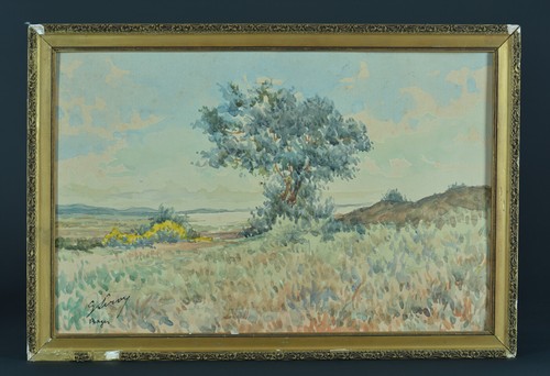 Beau tableau ancien - , vue