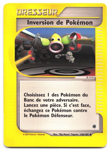 Carte pokémon inversion - carte, de