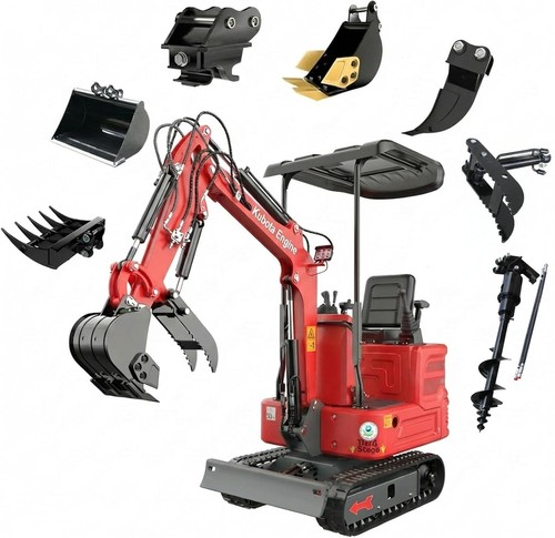 New mini excavator - new, kubota