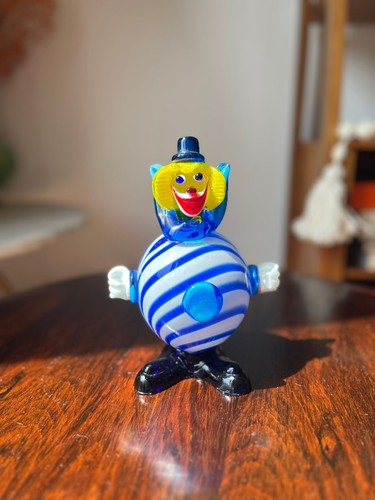 Clown verre murano 1970 - verre,