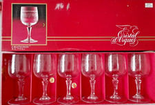 Cristal d'arques 6 Verres a