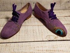 Chaussures derbies carel toile parme 39