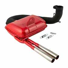 Silencieux SIP Racing Road 3.0 IN Acier Piaggio 125 pour Scooter Vespa Vna