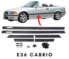 Pour BMW 1992-1998 E36 M3 Style Cabrio 2Door Corps Côté Moulage Porte Bord