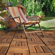 Carrelage bois terrasse acacia - carrelage,
