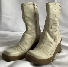 Bottes Aldo vintage blanc/beige crème véritable cuir véritable taille 36