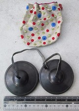 GRADE A QUALITY  Pair of Tibet Buddhist Tingsha Cymbals Long Lasting Clear Tone