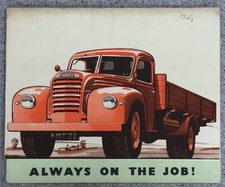 FORDSON Thames Trucks/Vans Commercial Sales Brochure Aug 1949   W1652/849