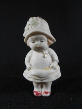 BISCUIT FIGURE ARTICULATED / REMOVABLE HEAD "LITTLE GIRL OF THE 1920s"