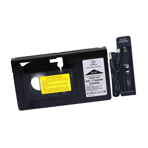 Adaptateur cassette vhs c - cassette,