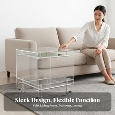 Bout de Canapé à Roulettes