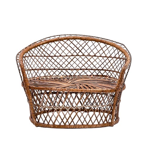 Canapé rotin vintage pour - canapé, en