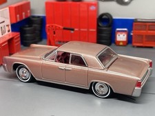 1961-1968 Lincoln Continental Rose Glow Metallic 1/64 Scale Diorama Model