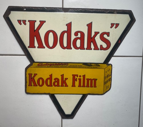 Kodak plaque émaillée double - émaillée,