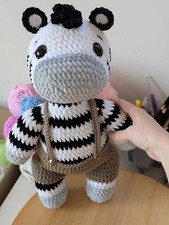 Zèbre très doux peluche