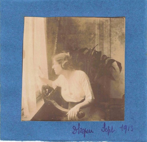 Old laminated photograph 1913 - laminated,