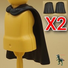 X2 Playmobil cape noire-soldat romain-tribun-prétorien-grec-spartiate